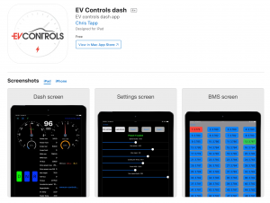 EV Controls T-2C Apple App Store