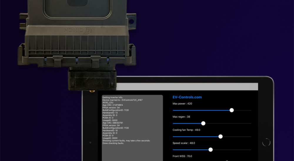 EV Controls T-2C and iPad