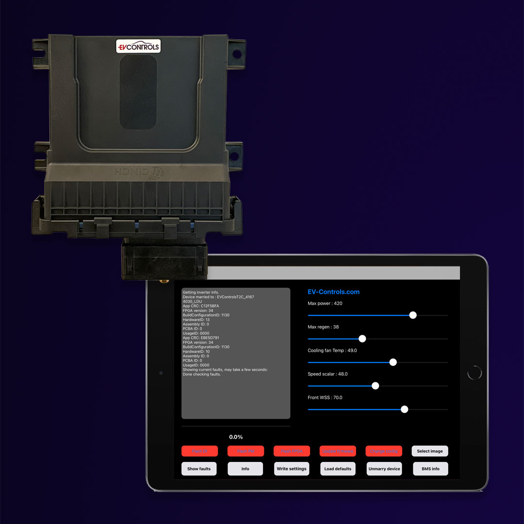 EV Controls T-2C and iPad