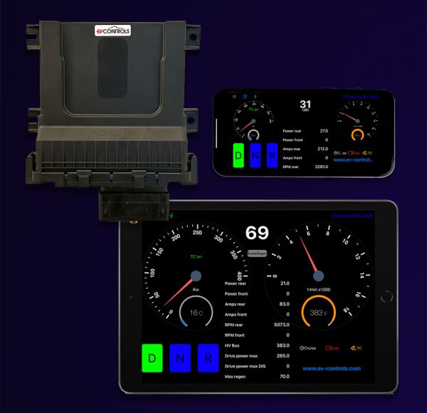 EV Controls T-2C with iPad and iPhone